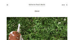 Desktop Screenshot of katherinepeach.com